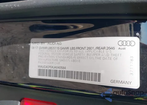 2021 Audi S5 Sportback Premium Plus Tfsi Quattro Tiptronic z USA, uszkodzony, nr VIN WAUC4CF50MA019280